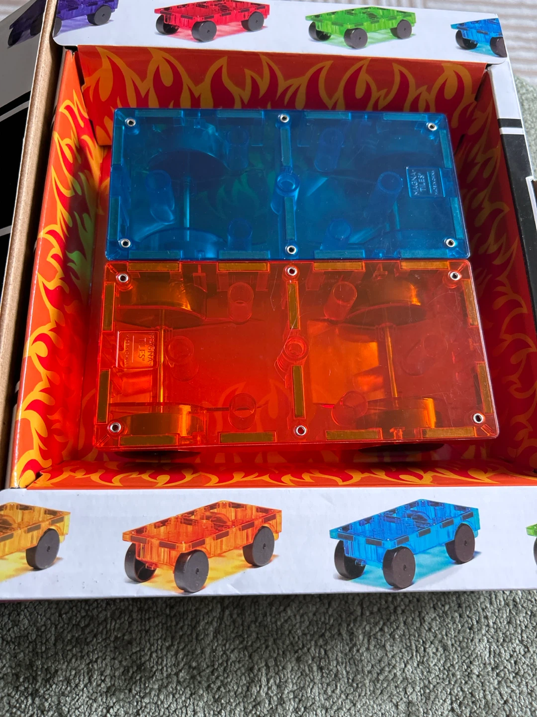 Magna-Tiles Cars 2 Piece Set - photo 4