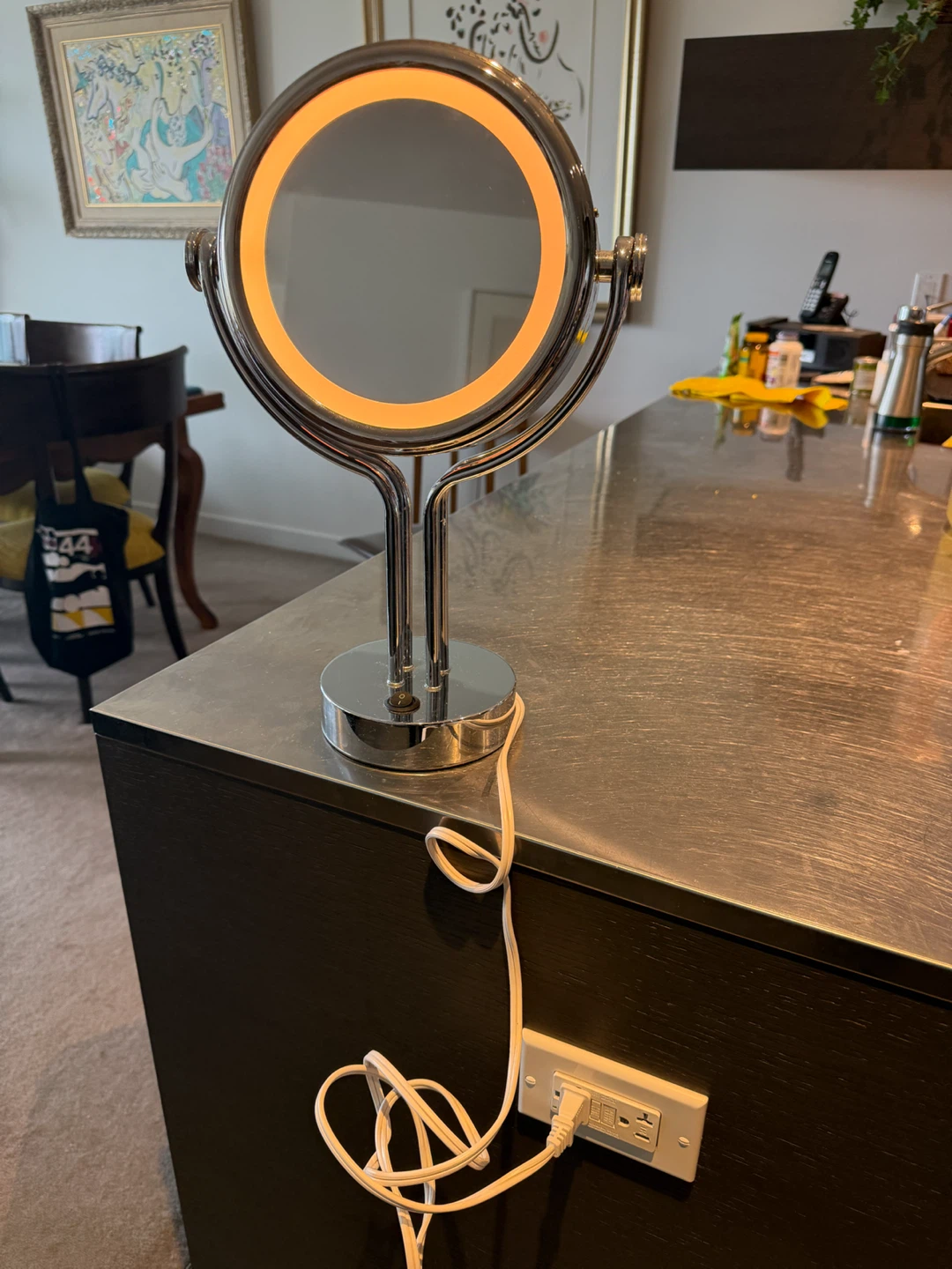 Illuminated Makeup Mirror