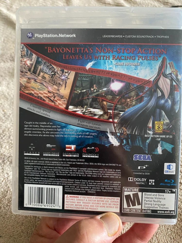 Bayonetta Video Game for PS3 - photo 3