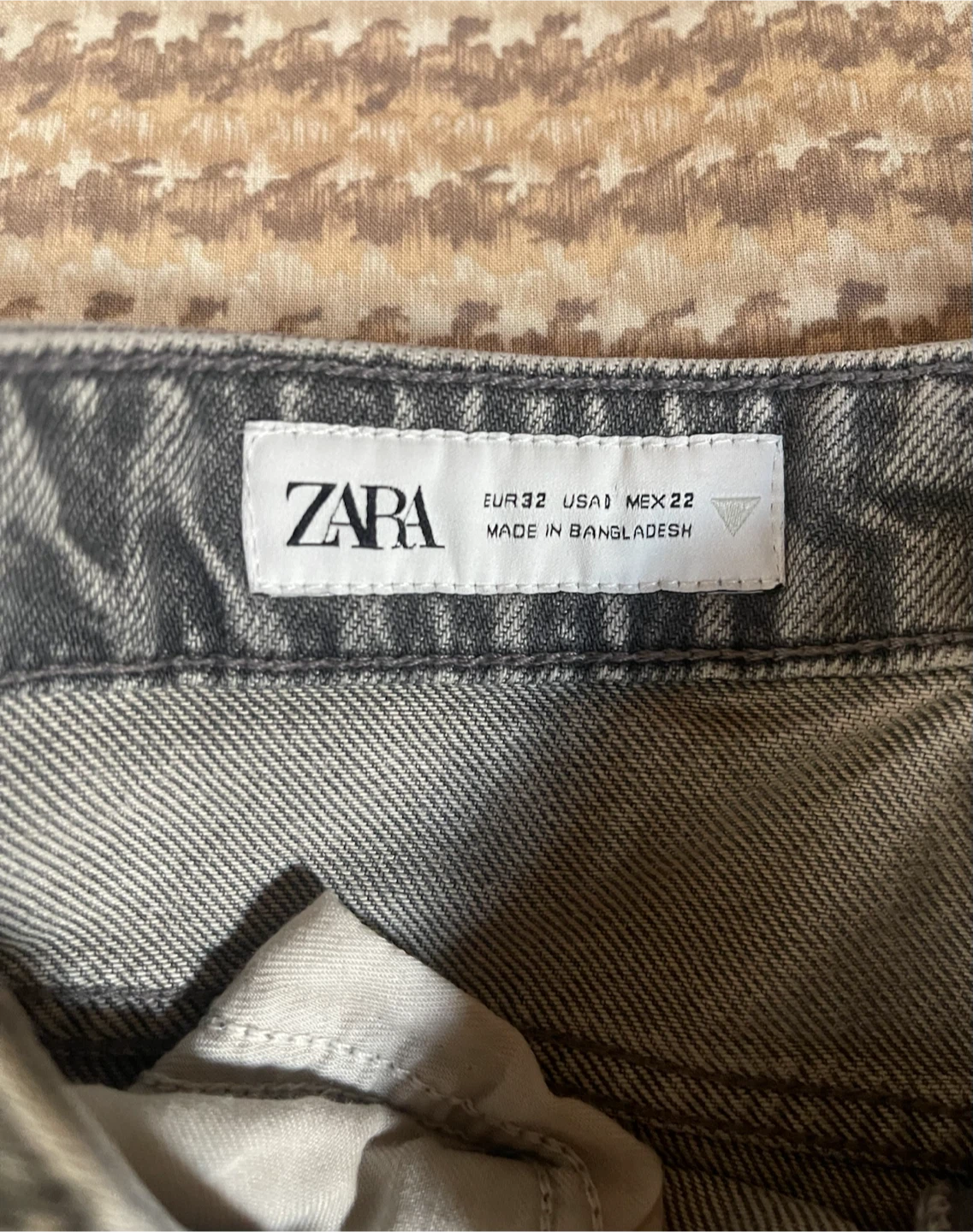 ZARA Grey Cargo Jeans - photo 2