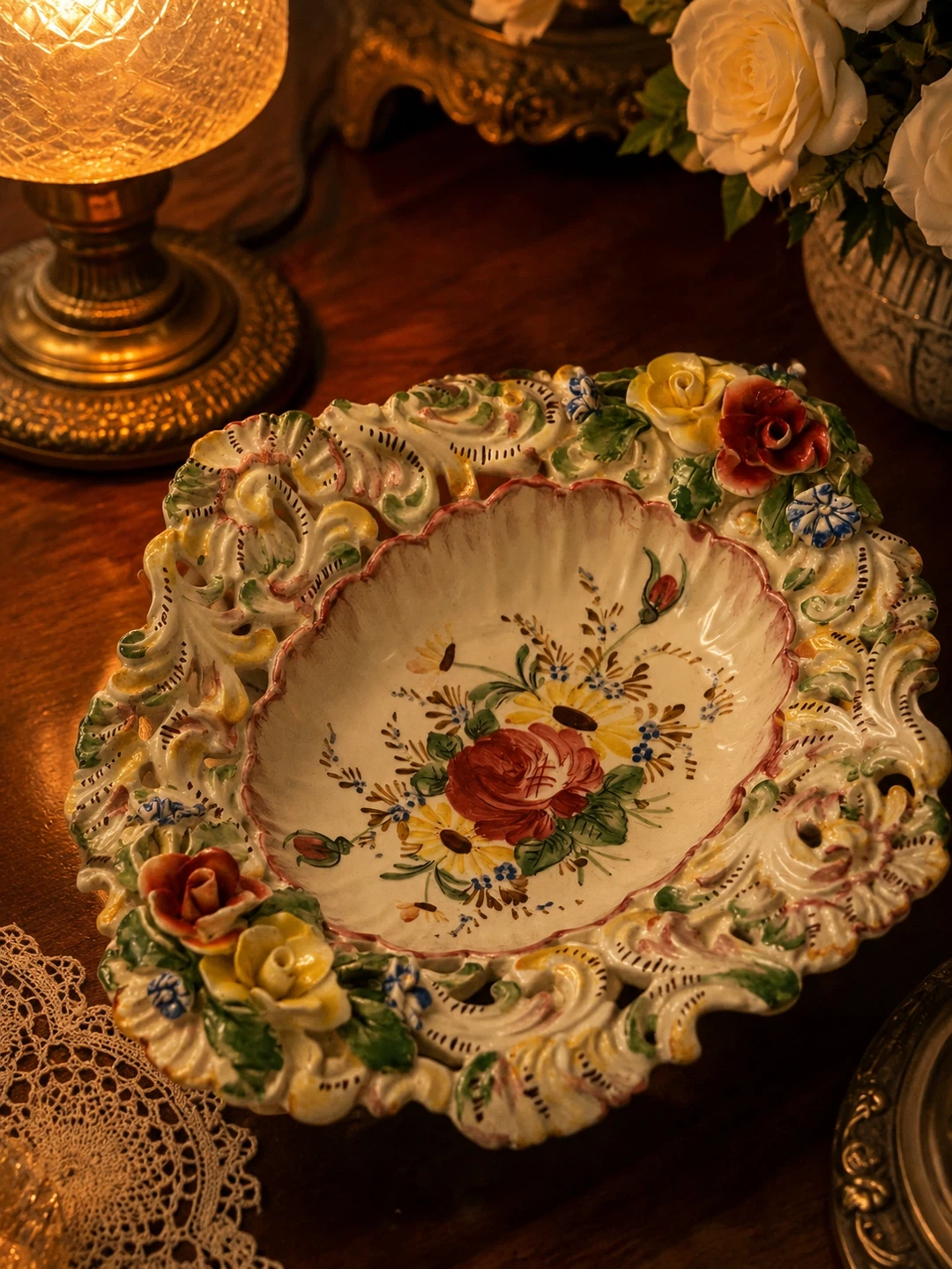 Decorative Ceramic Bowl - Made in Italy