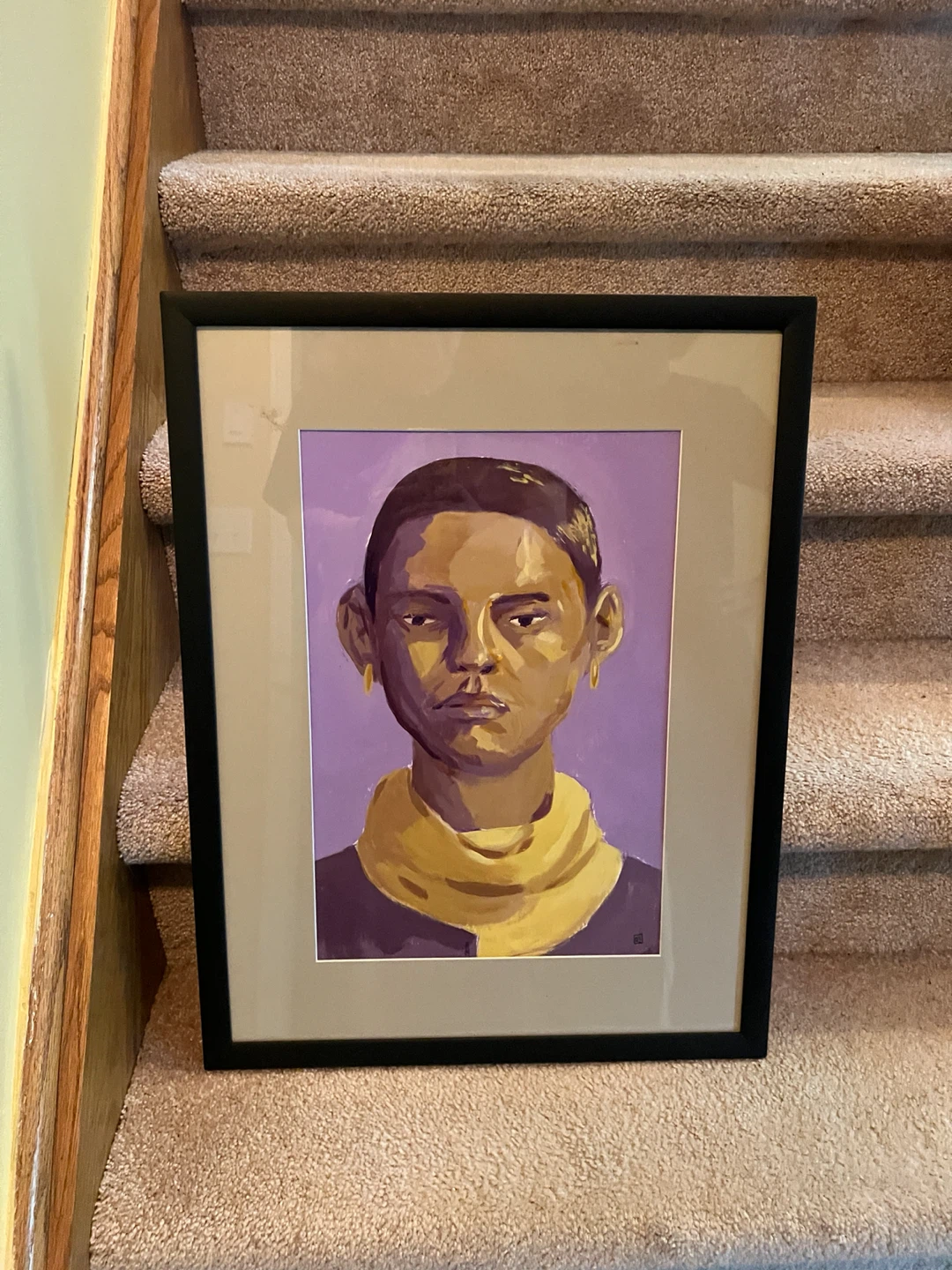 Framed Portrait Painting