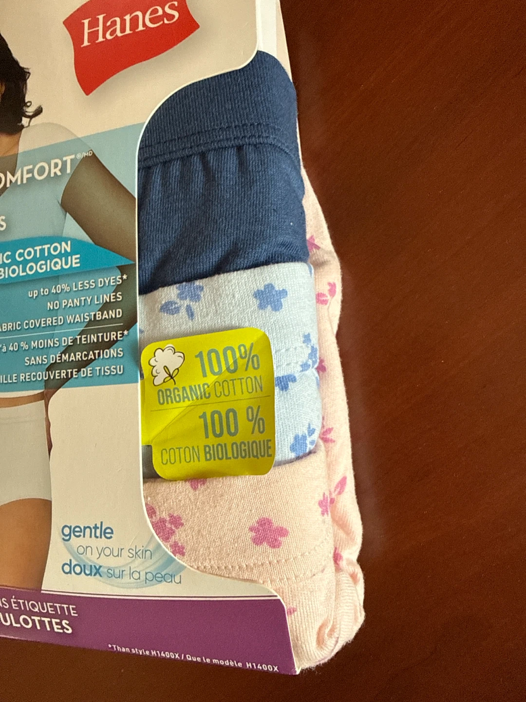 2XL Hanes 3 Pack 100% Organic Cotton Briefs - photo 4