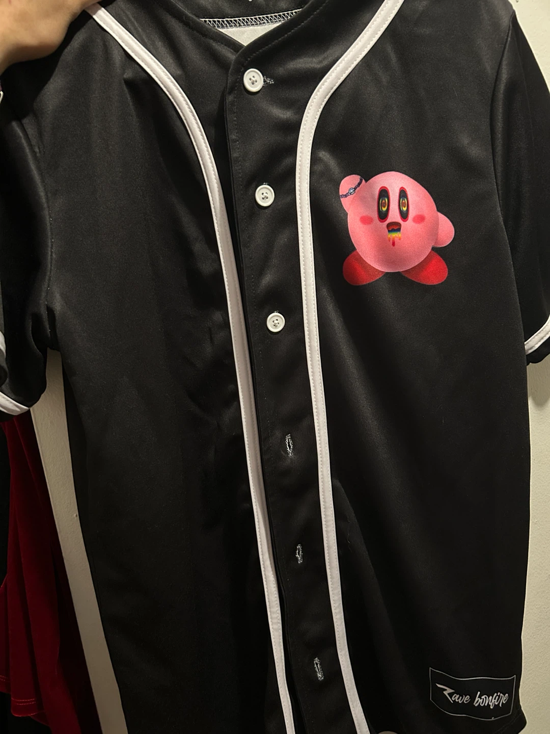 Black Kirby Baseball Jersey