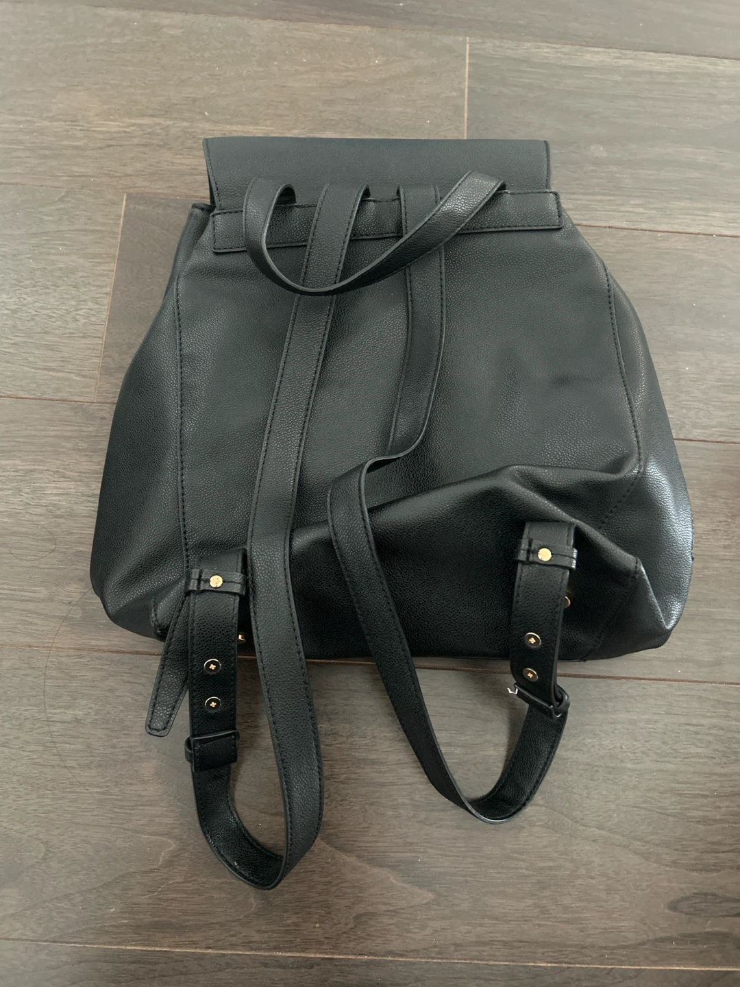 Love & Lore Faux Leather Backpack, Drawstring/Magnet Closure - photo 4