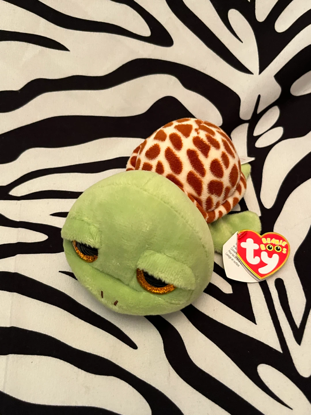 💚 Ty Beanie Boos Zippy the Green Turtle plush toy 💚