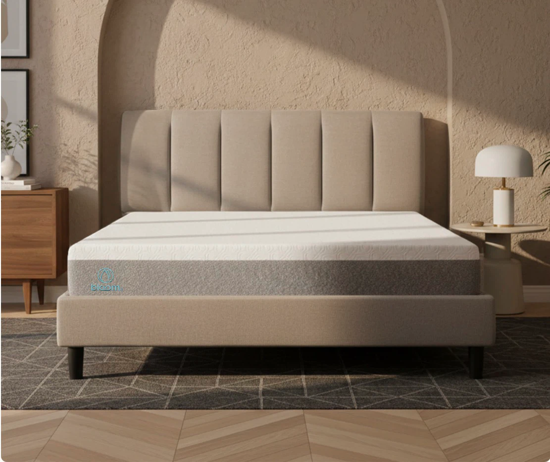 King Size Bloom Mist Mattress with Mattress protector