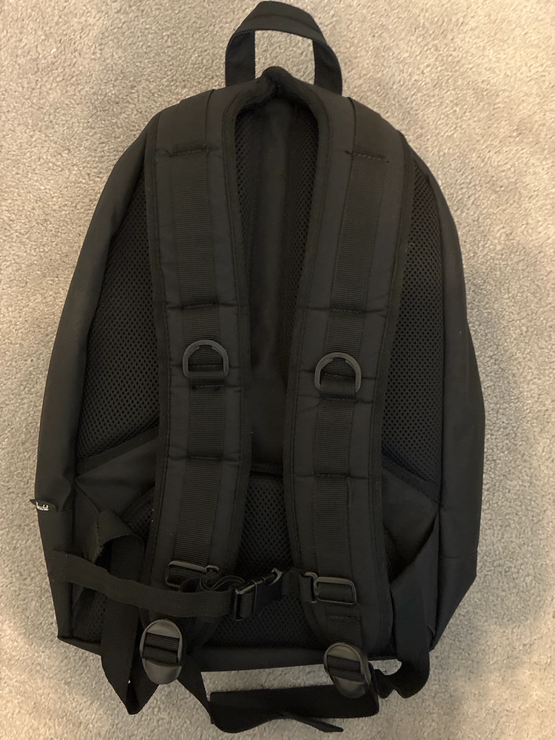 Herschel Black Backpack with Yellow Bungee Cord - photo 3