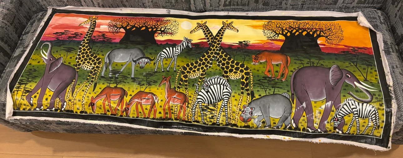 Original Hand-Painted Tanzanian Tingatinga Art
