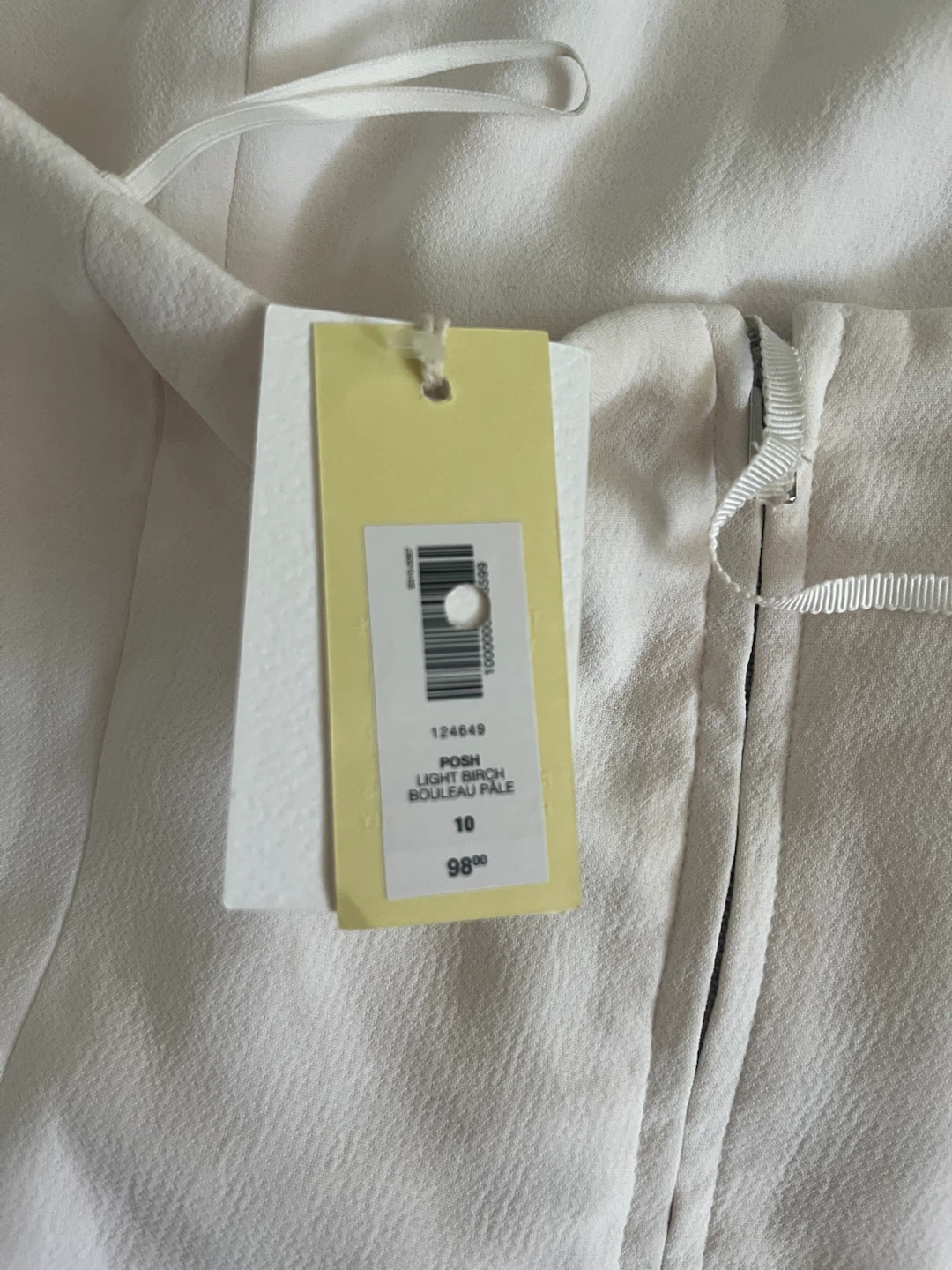 White Strapless Top - Size 10 - photo 2