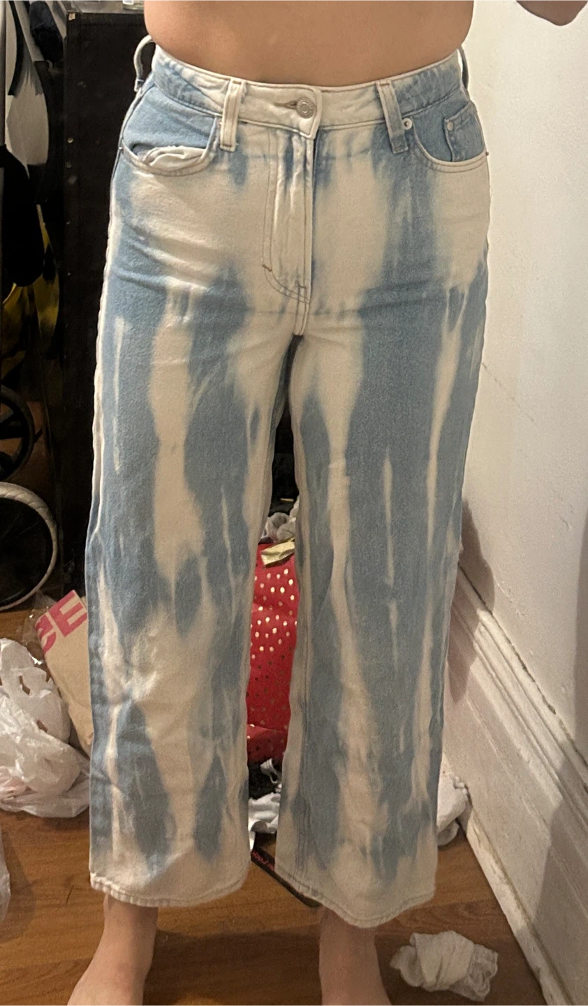 &DENIM (vintage) High Waist Bleached Jeans - photo 2