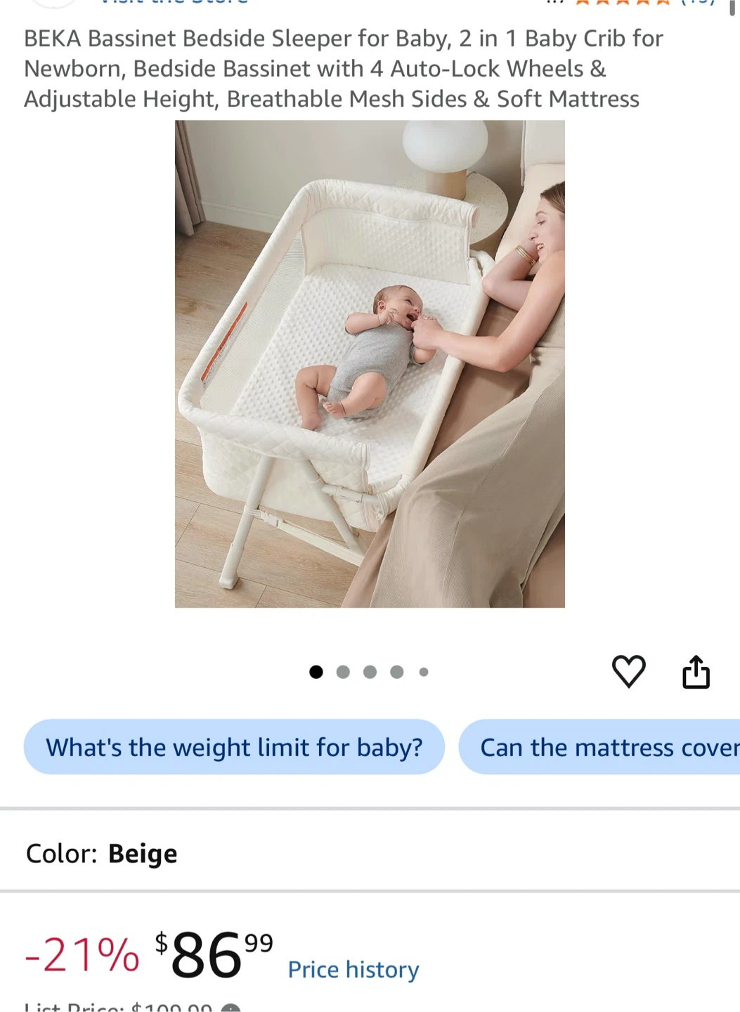 Baby swing bassinet chair and clothes - photo 2