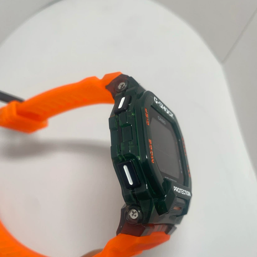 G-Shock DW-5600 Digital Watch - Green/Orange - photo 4
