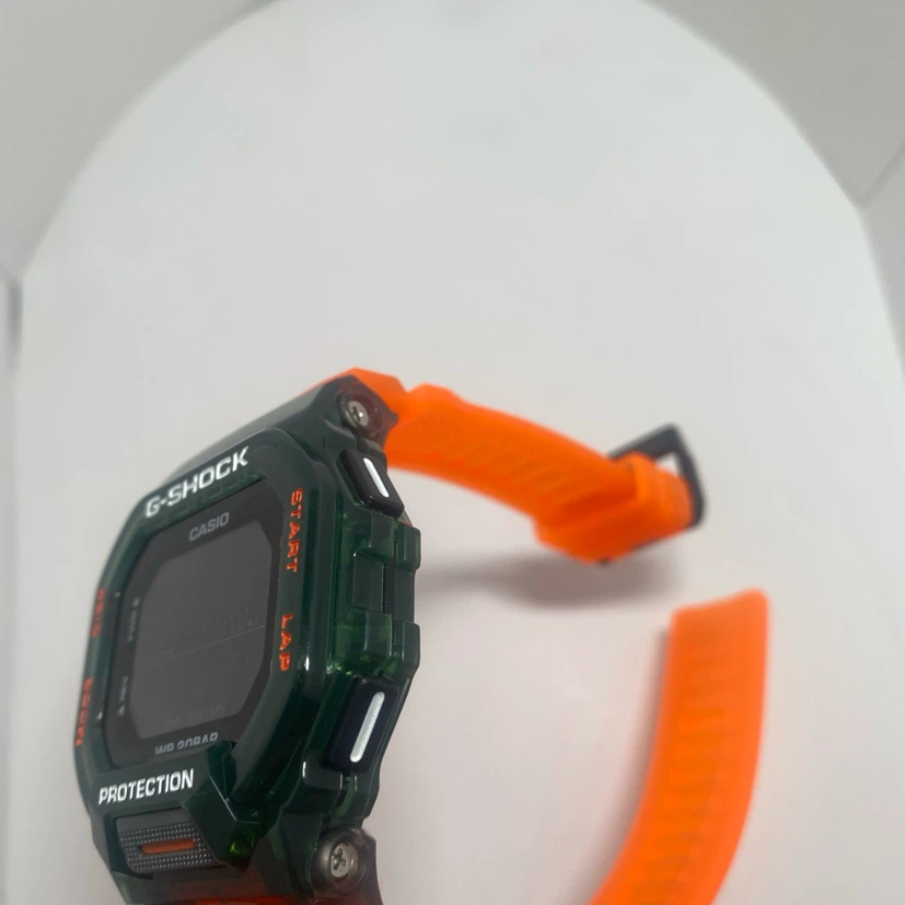 G-Shock DW-5600 Digital Watch - Green/Orange - photo 5