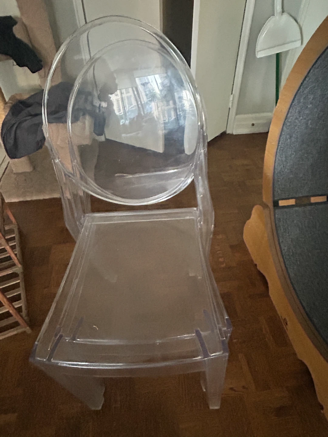 Clear Ghost Style Dining Chairs - photo 2