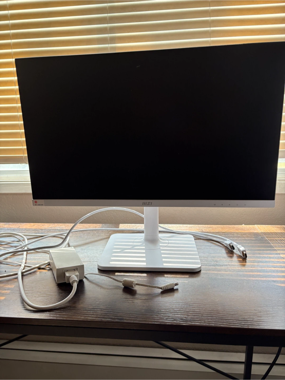 MSI Monitor with Stand and Cables