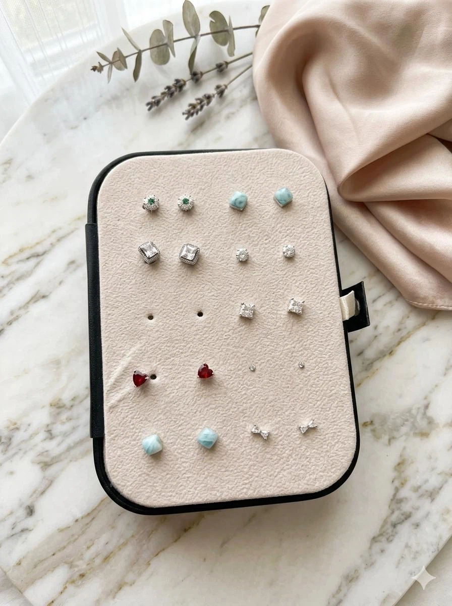 Assorted Stud Earrings Set