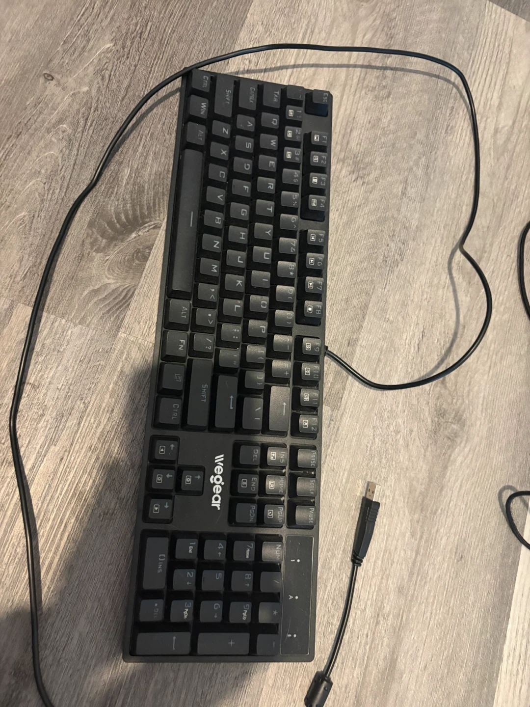 LED gaming, keyboard and mouse
