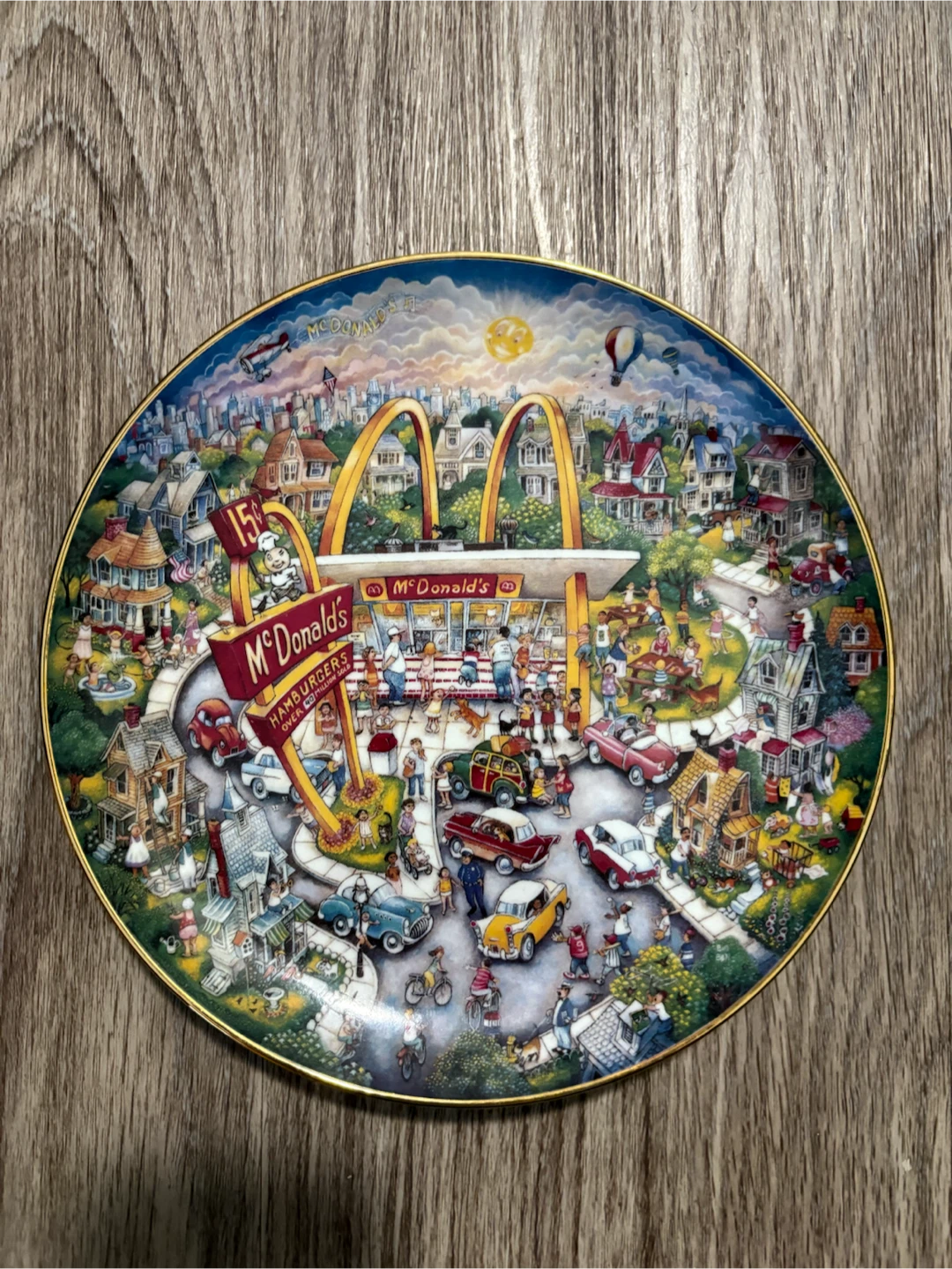 McDonald's Golden Moments Limited Edition Plate by Bill Bell