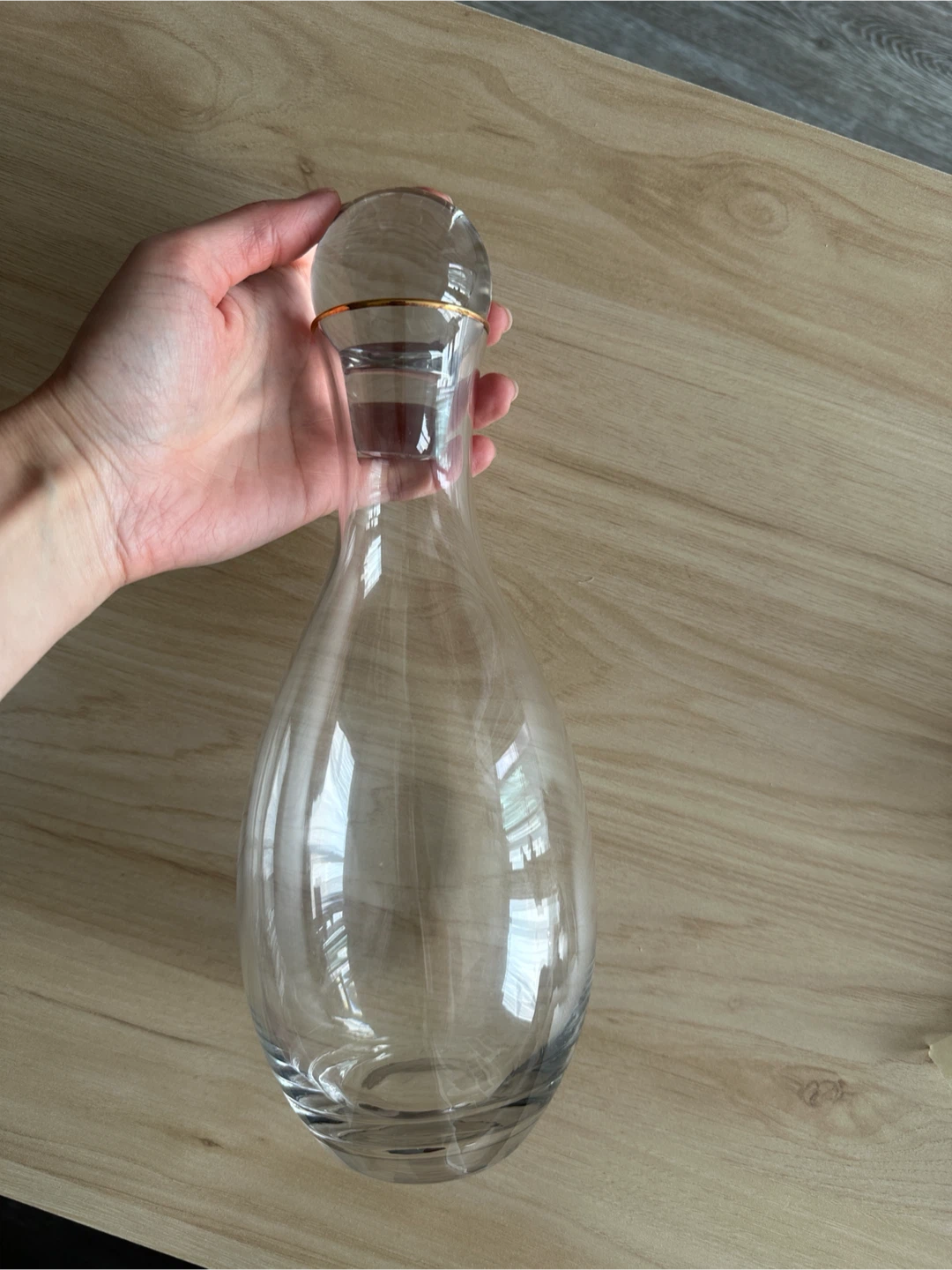 Glass Carafe with Stopper
