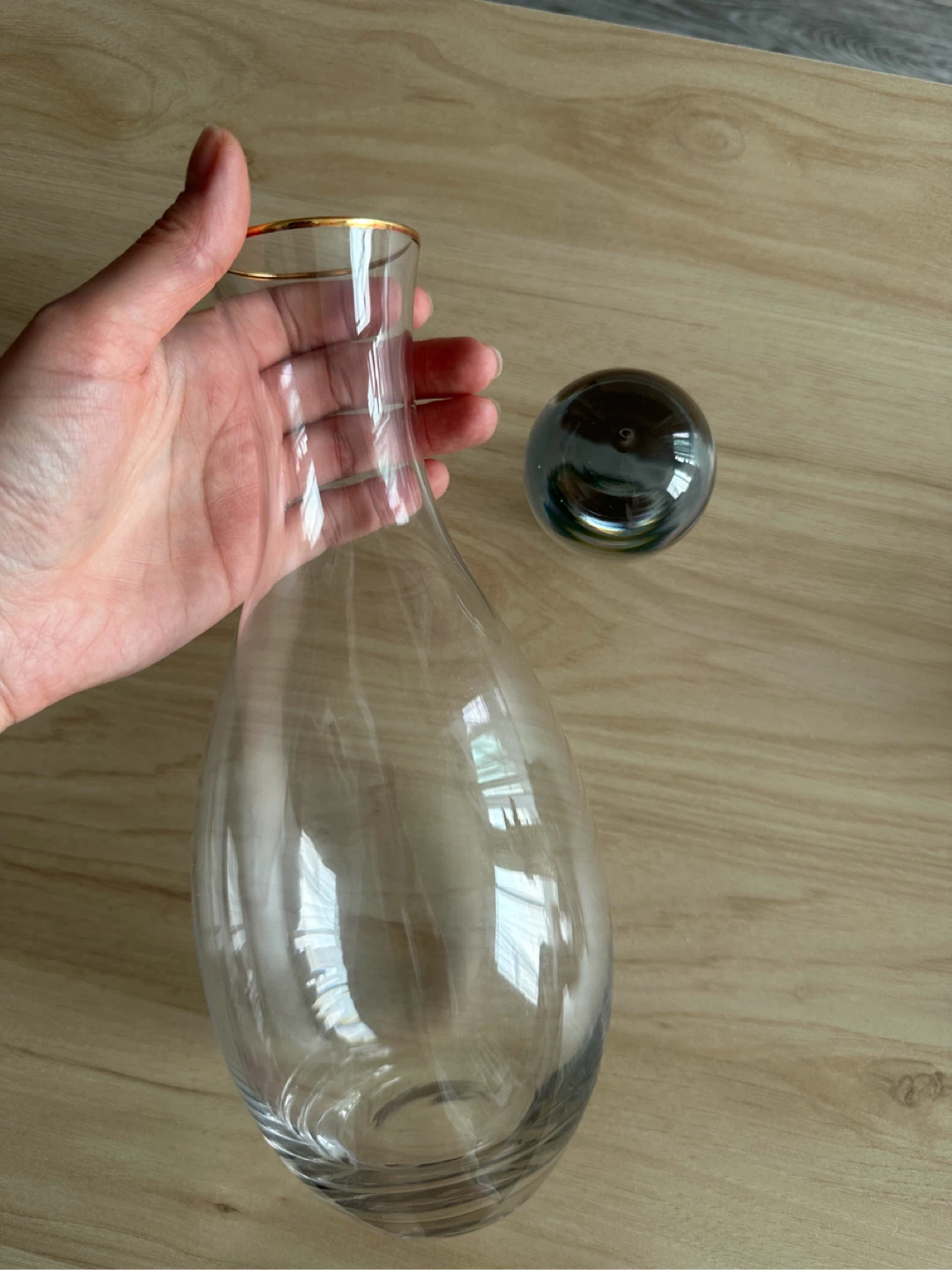 Glass Carafe with Stopper - photo 2