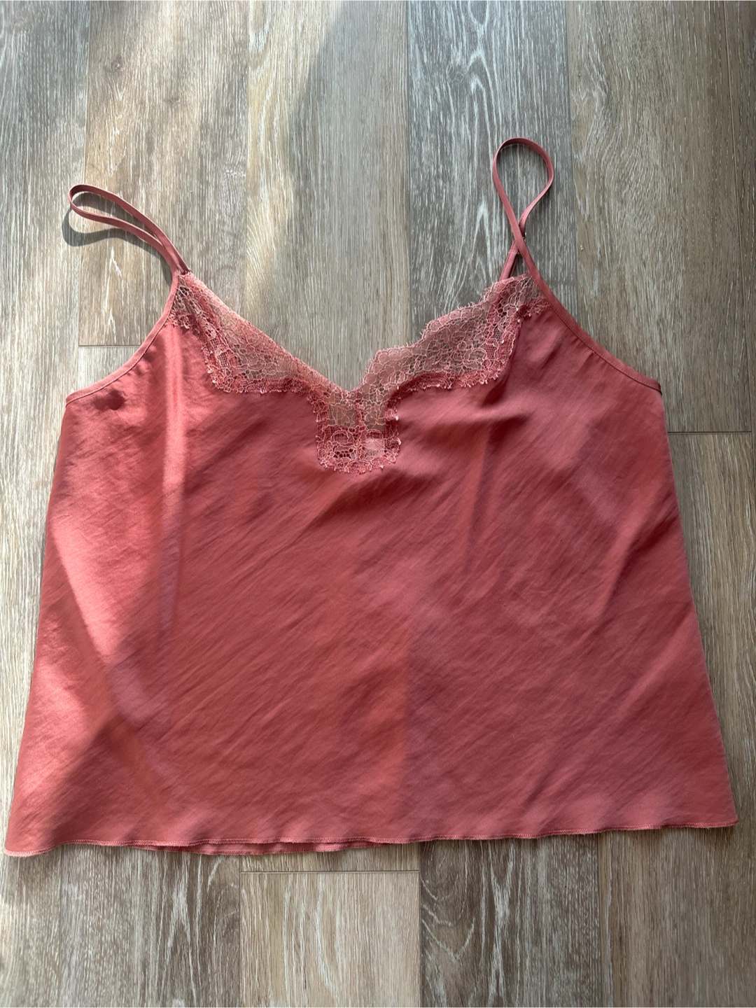 Victoria's Secret Pink Lace Trim Cami - Size M