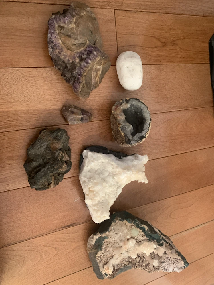 Collection of rocks,crystals,fossils and shells - photo 2