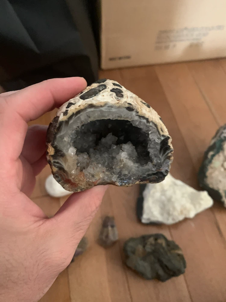 Collection of rocks,crystals,fossils and shells - photo 4