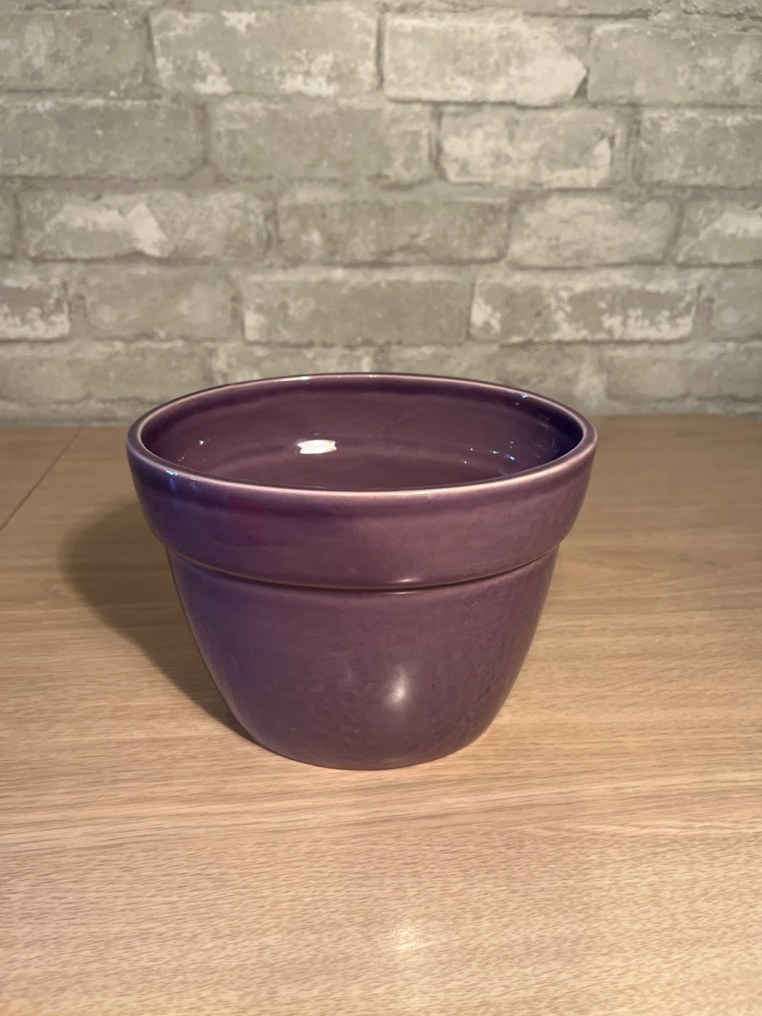 Purple Ceramic Bowl