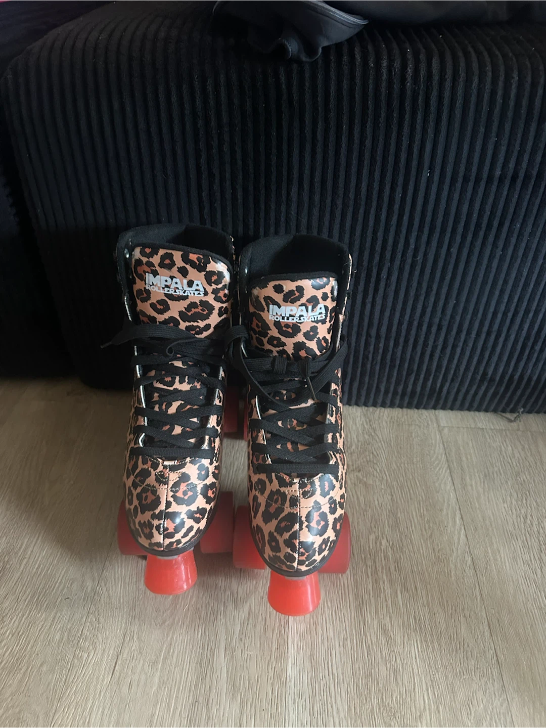Impala Sidewinder Roller Skates - Size 9 Leopard Print