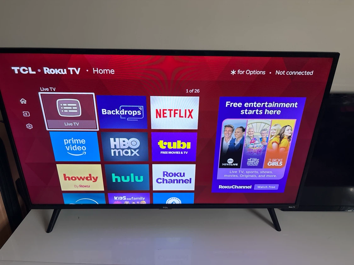 TCL 40-inch Roku Smart TV (Model 40S325