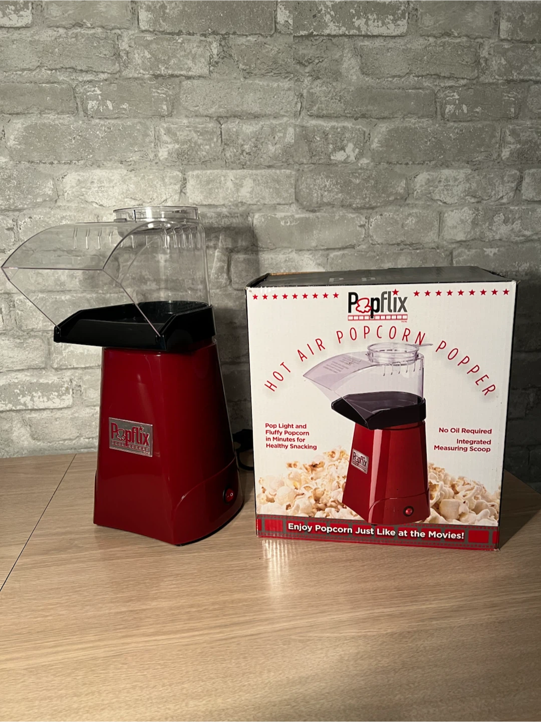 Popflix Hot Air Popcorn Popper