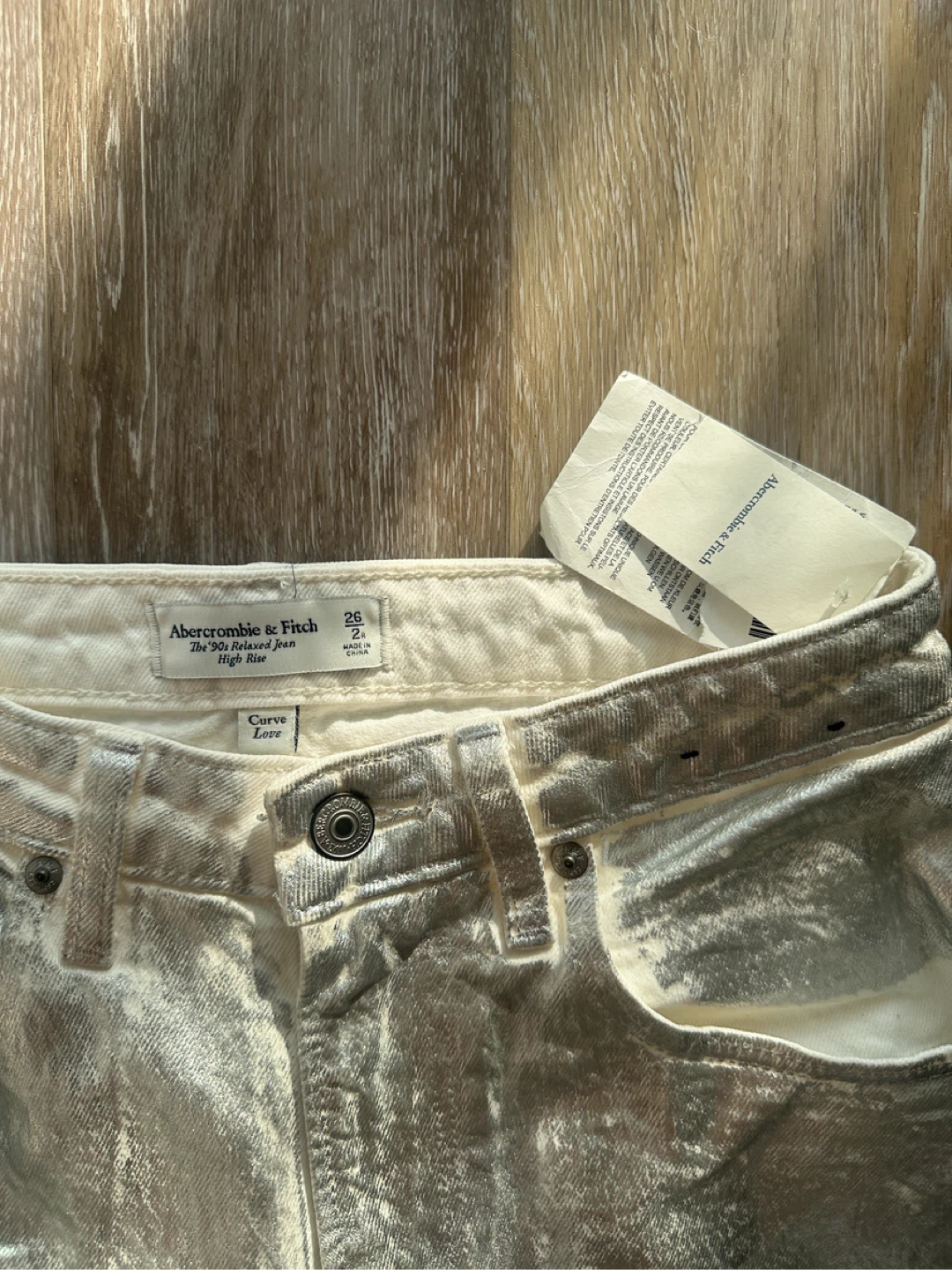 BRAND NEW Abercrombie & Fitch The 90s Relaxed Jean High Rise - photo 3
