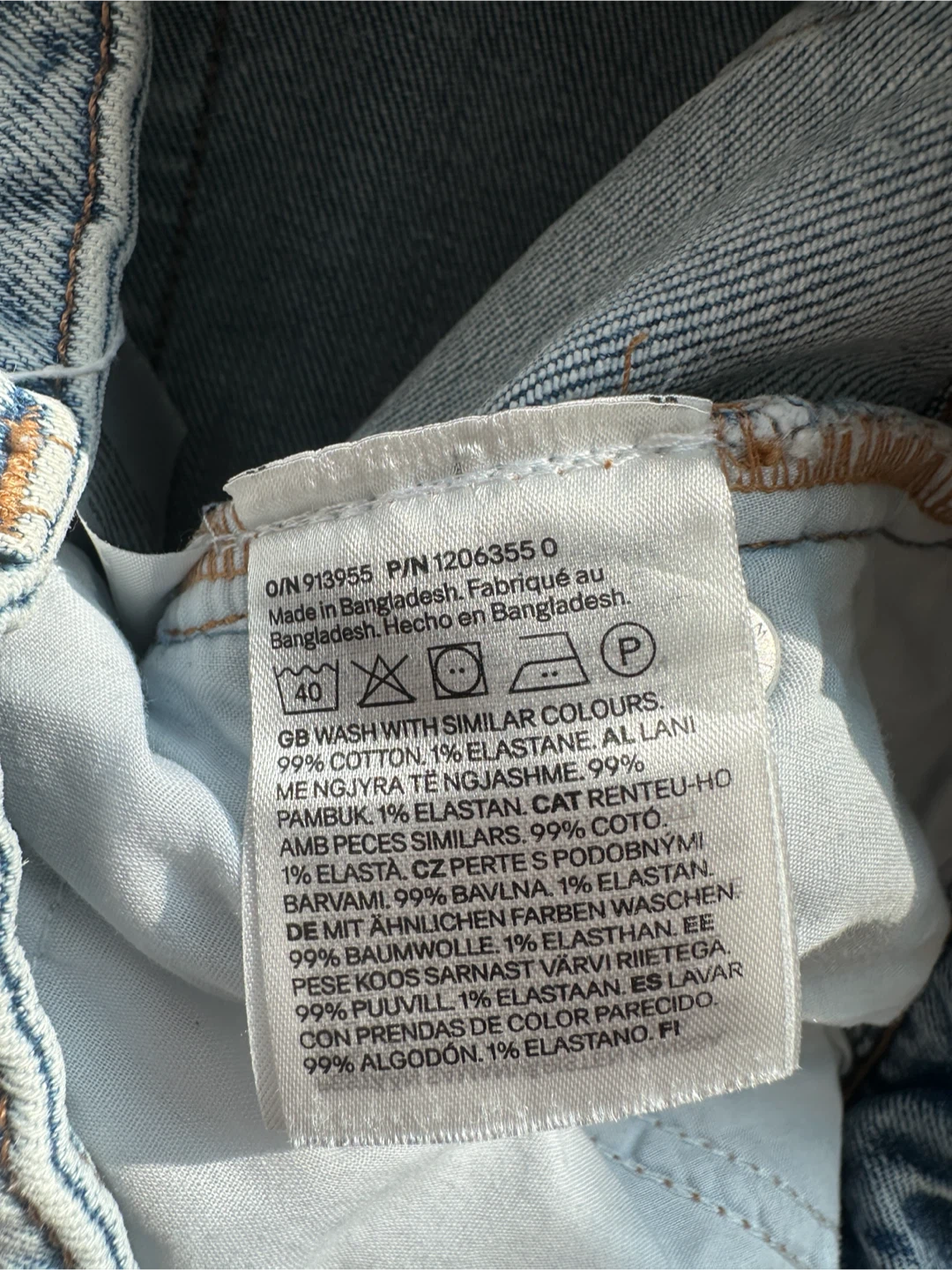 H&M Light Wash Denim Jeans - photo 3