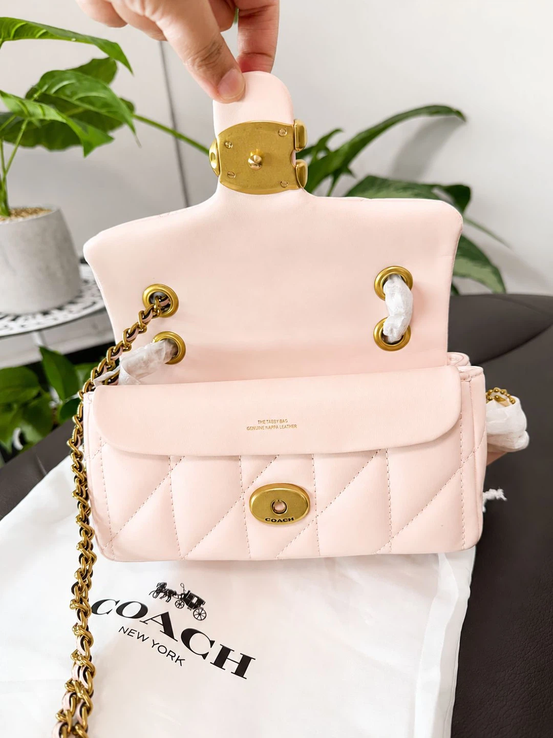 Coach Tabby 20 Pink Leather Quilted Shoulder Bag - photo 5