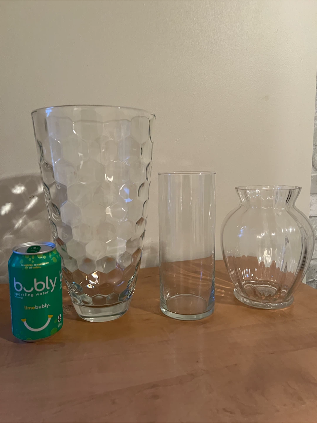 Set of 3 Glass Vases - photo 2
