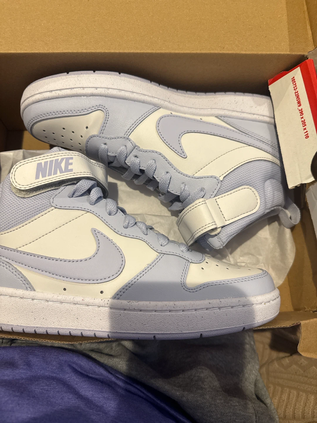 Nike Court Borough Mid 2 (GS) Shoes - Size 5Y