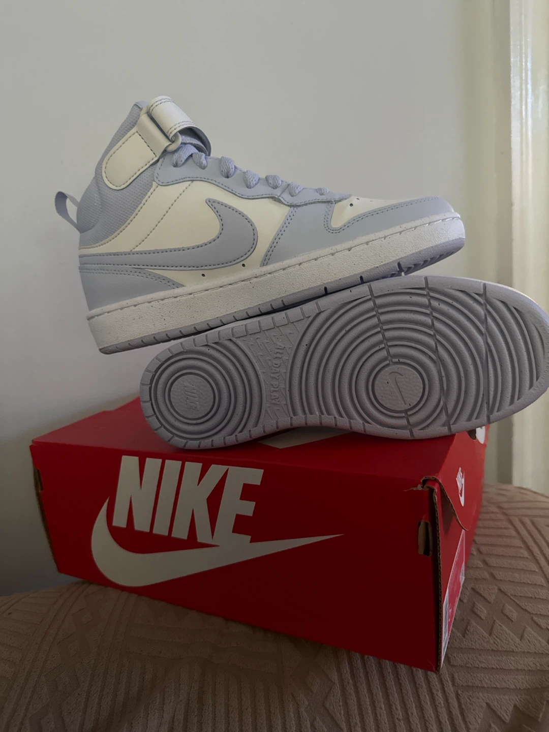 Nike Court Borough Mid 2 (GS) Shoes - Size 5Y - photo 3