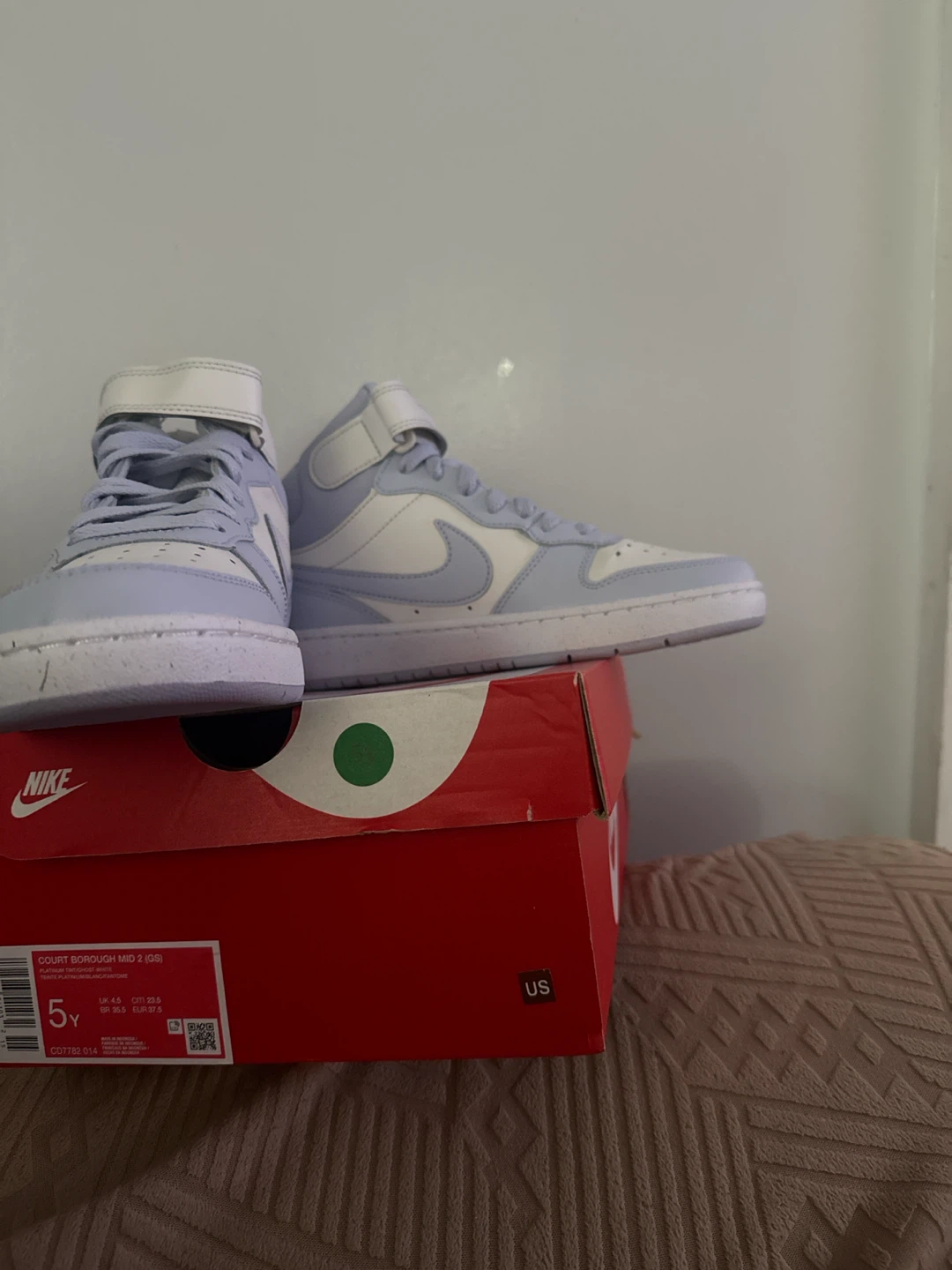 Nike Court Borough Mid 2 (GS) Shoes - Size 5Y - photo 5