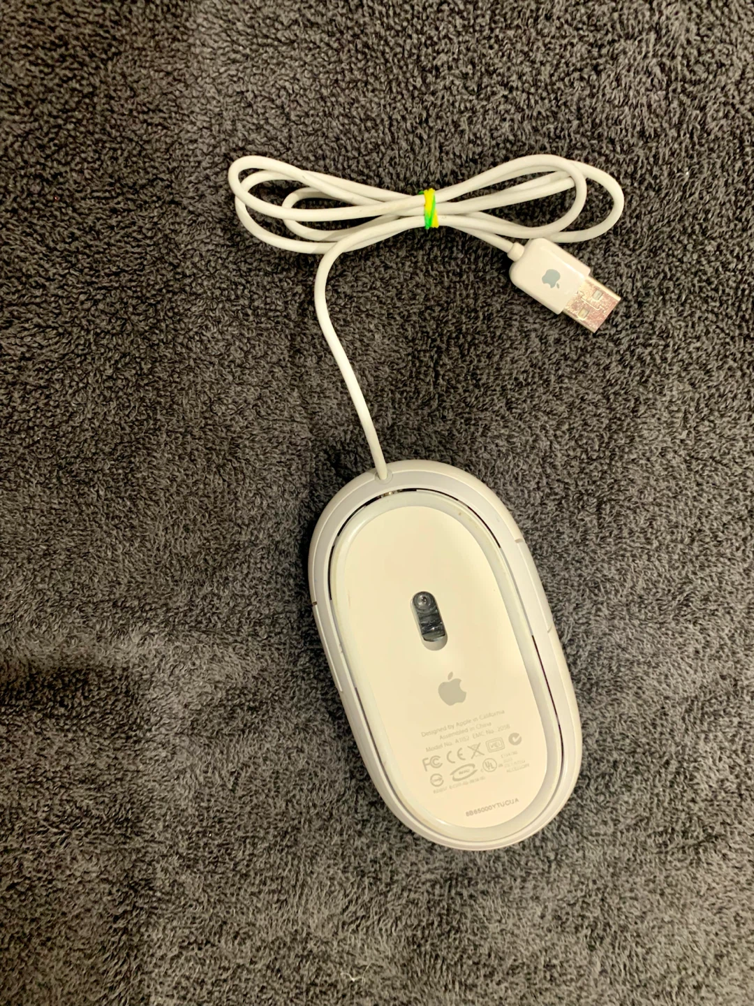 Apple Mighty Mouse A1152 White USB - photo 4