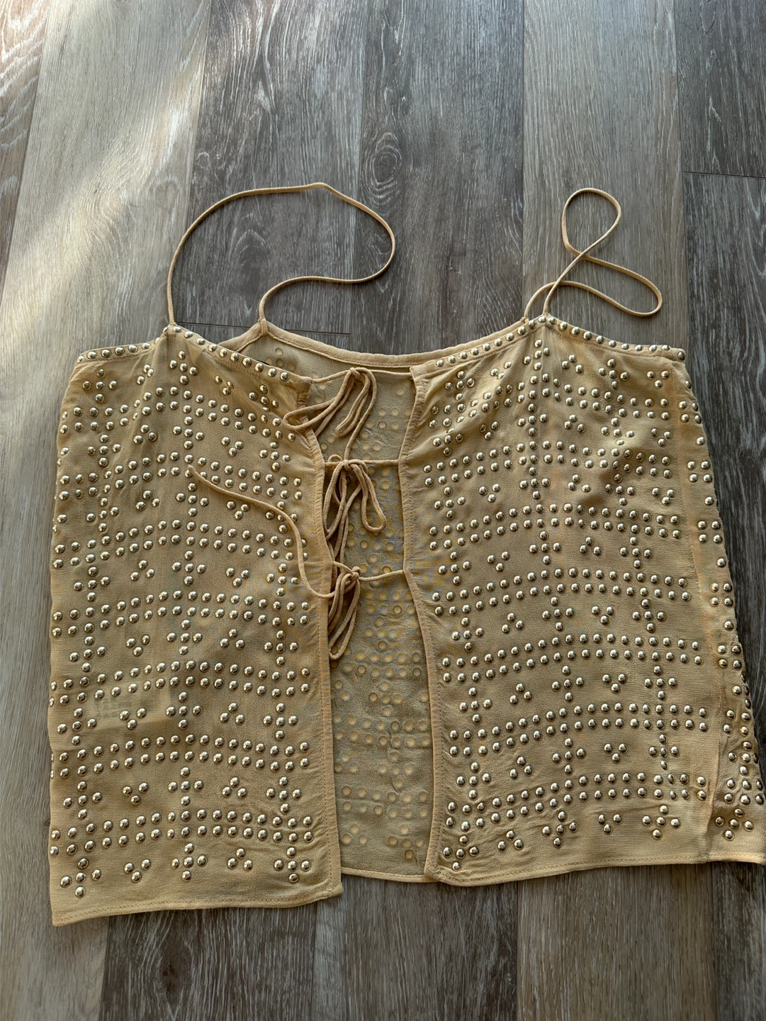 ZARA Studded Camisole Top - photo 4