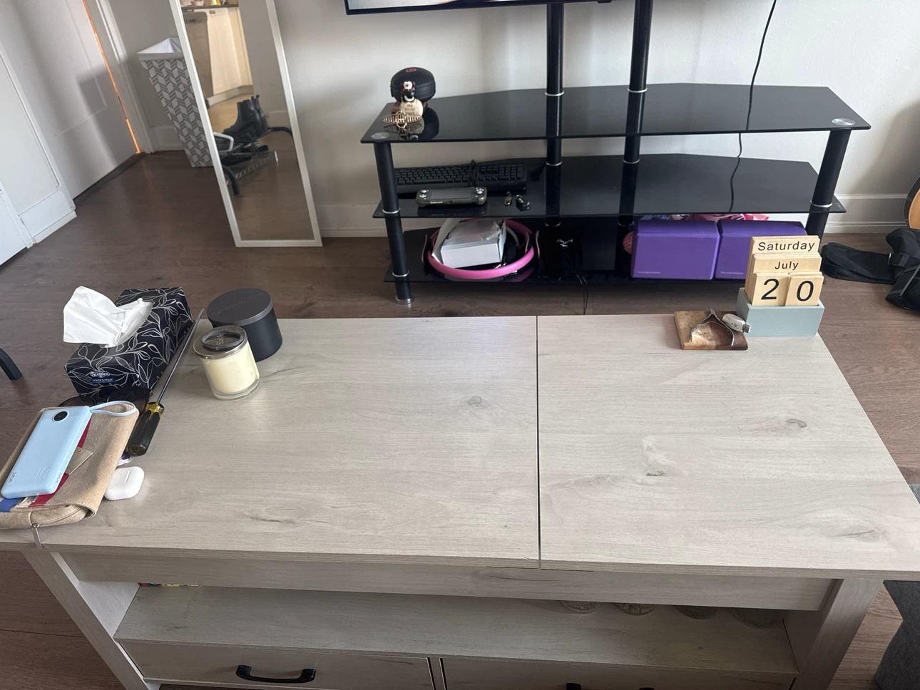 Lift Top Coffee Table with Storage