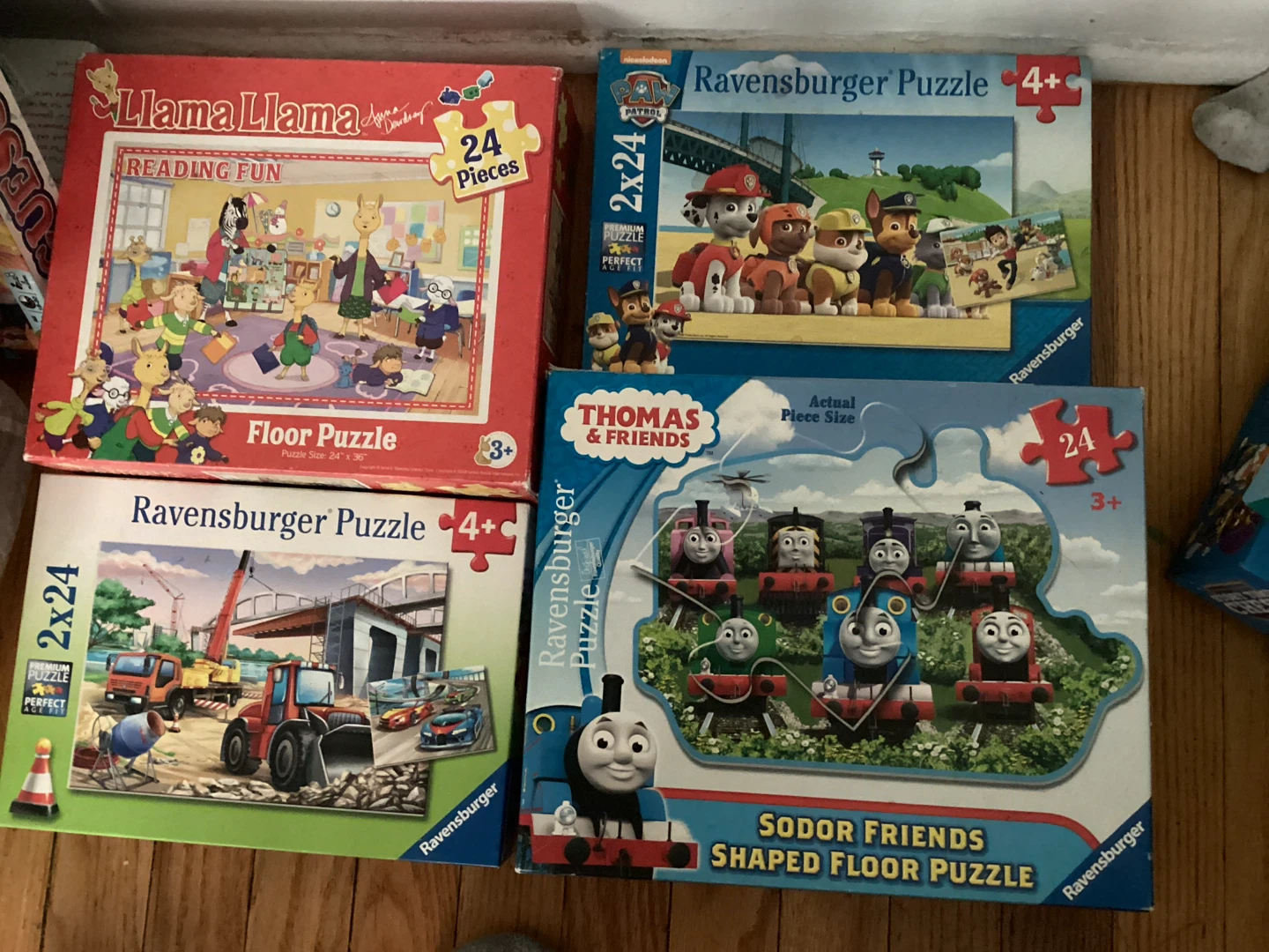 6 kids 24-piece puzzles