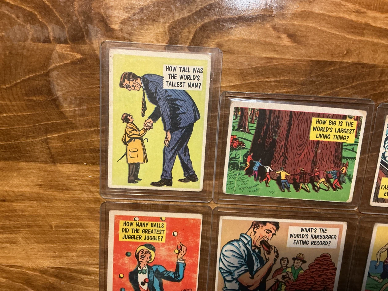 6. 1957 TOPPS “ISOLATION BOOTH SET-BREAK” Cards - photo 2