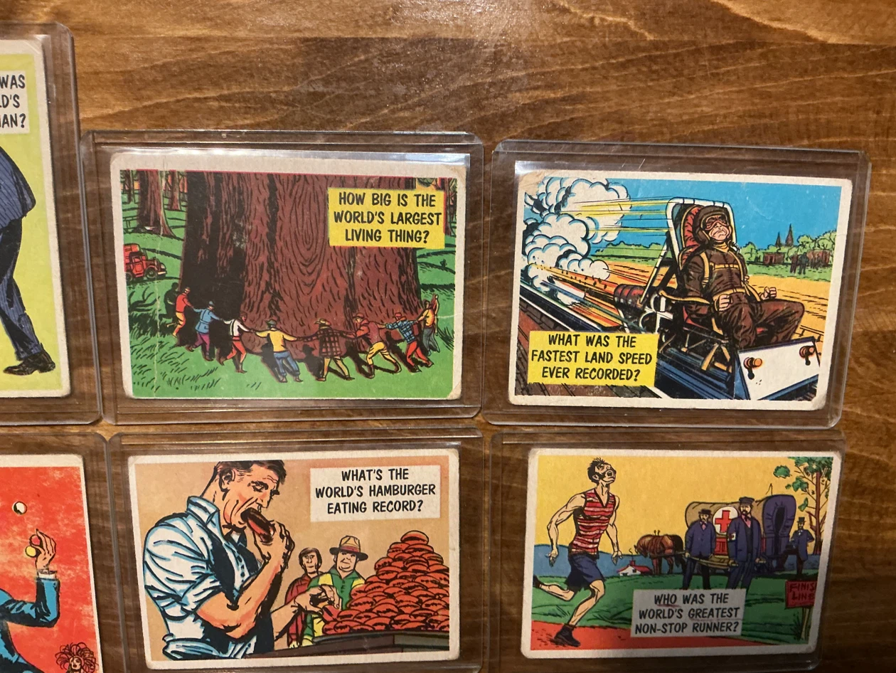 6. 1957 TOPPS “ISOLATION BOOTH SET-BREAK” Cards - photo 3