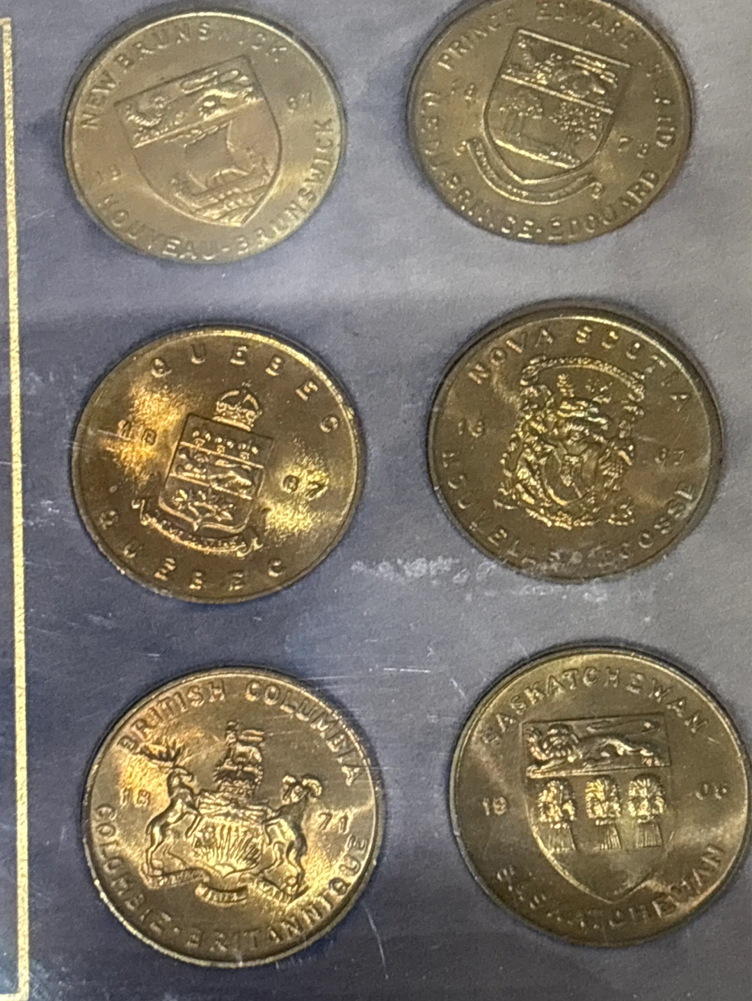 Coats of Arms of Canada & Floral Emblems Coin Collection Set - photo 3