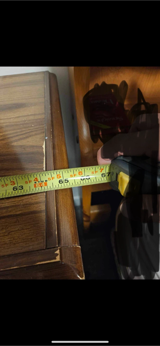 Wooden Dresser with Mirror - photo 5