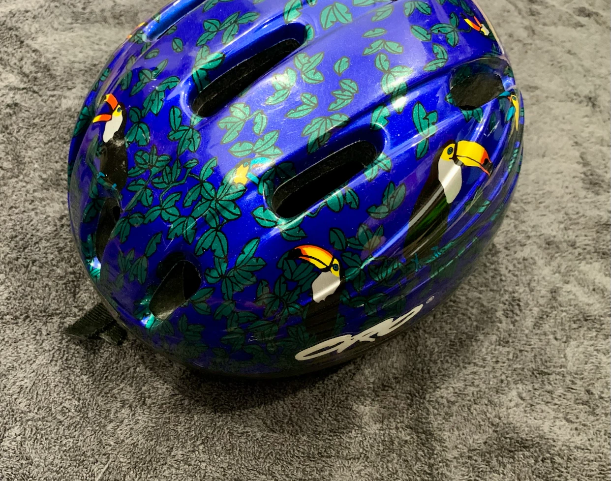 Blue Toucan Bike Helmet