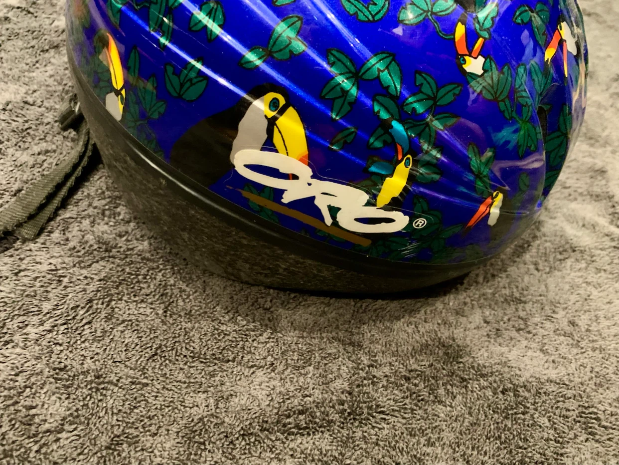 Blue Toucan Bike Helmet - photo 2