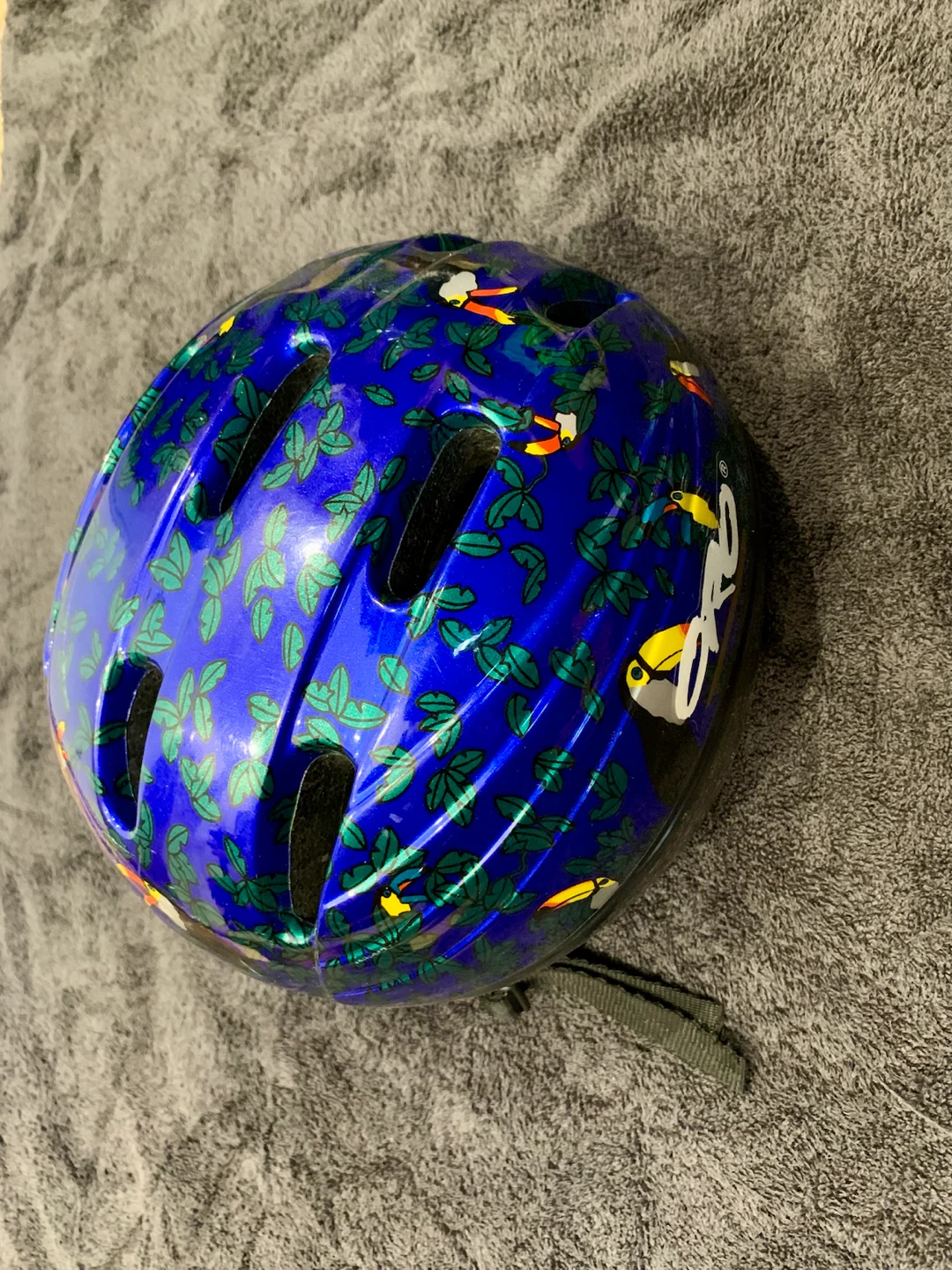Blue Toucan Bike Helmet - photo 3